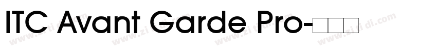 ITC Avant Garde Pro字体转换